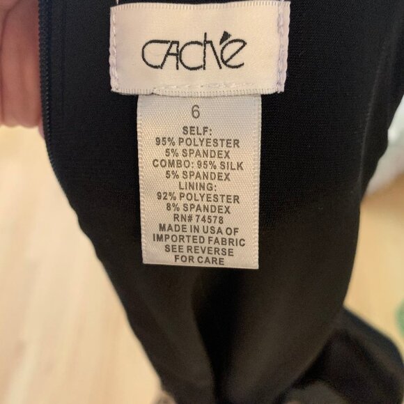 NWOT Cache Dress, Sexy Animal Print, Size 6 - Picture 8 of 8